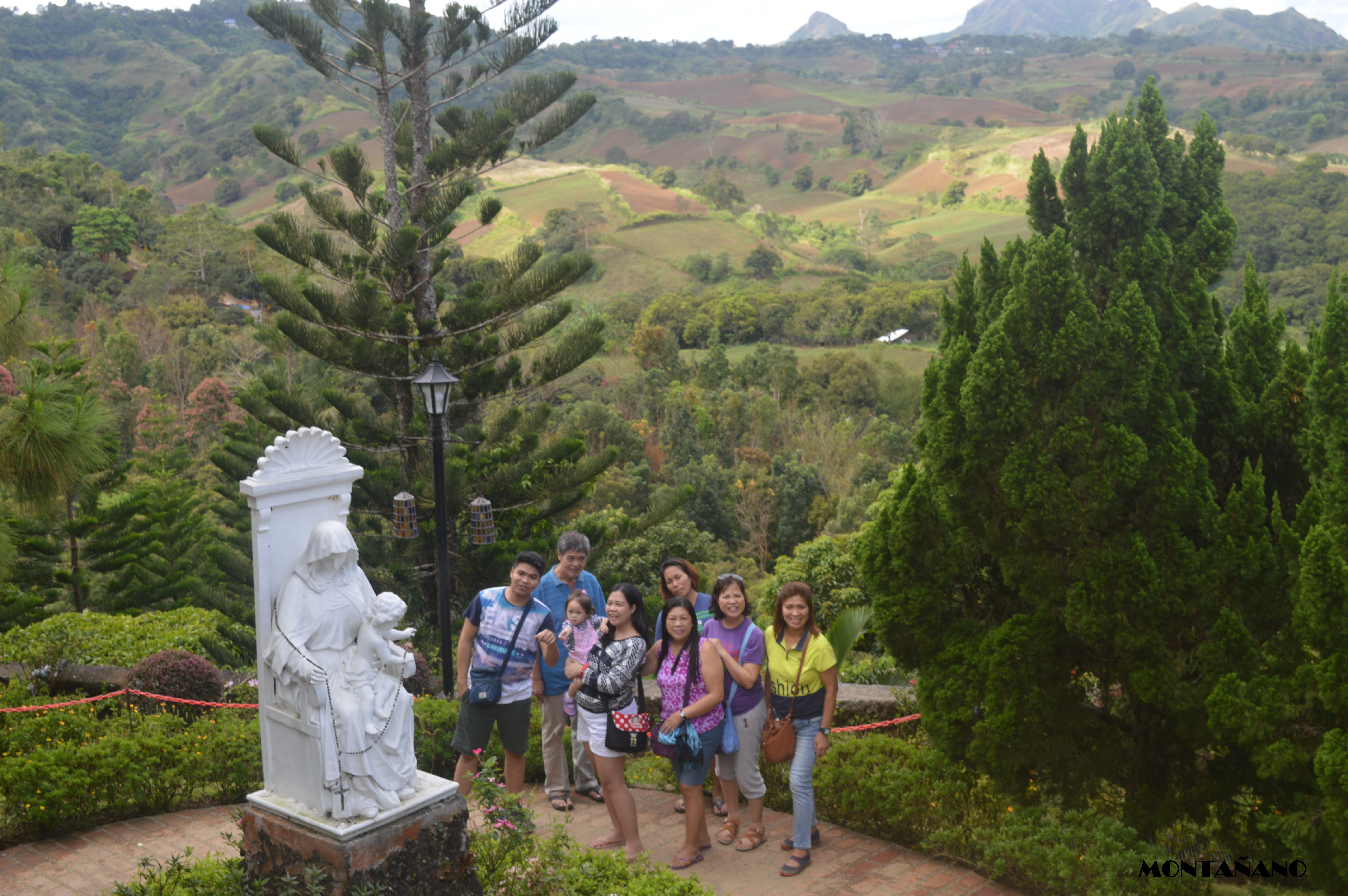 with my family at mountain view calaruega church compound nasugbu batangas near tagaytay